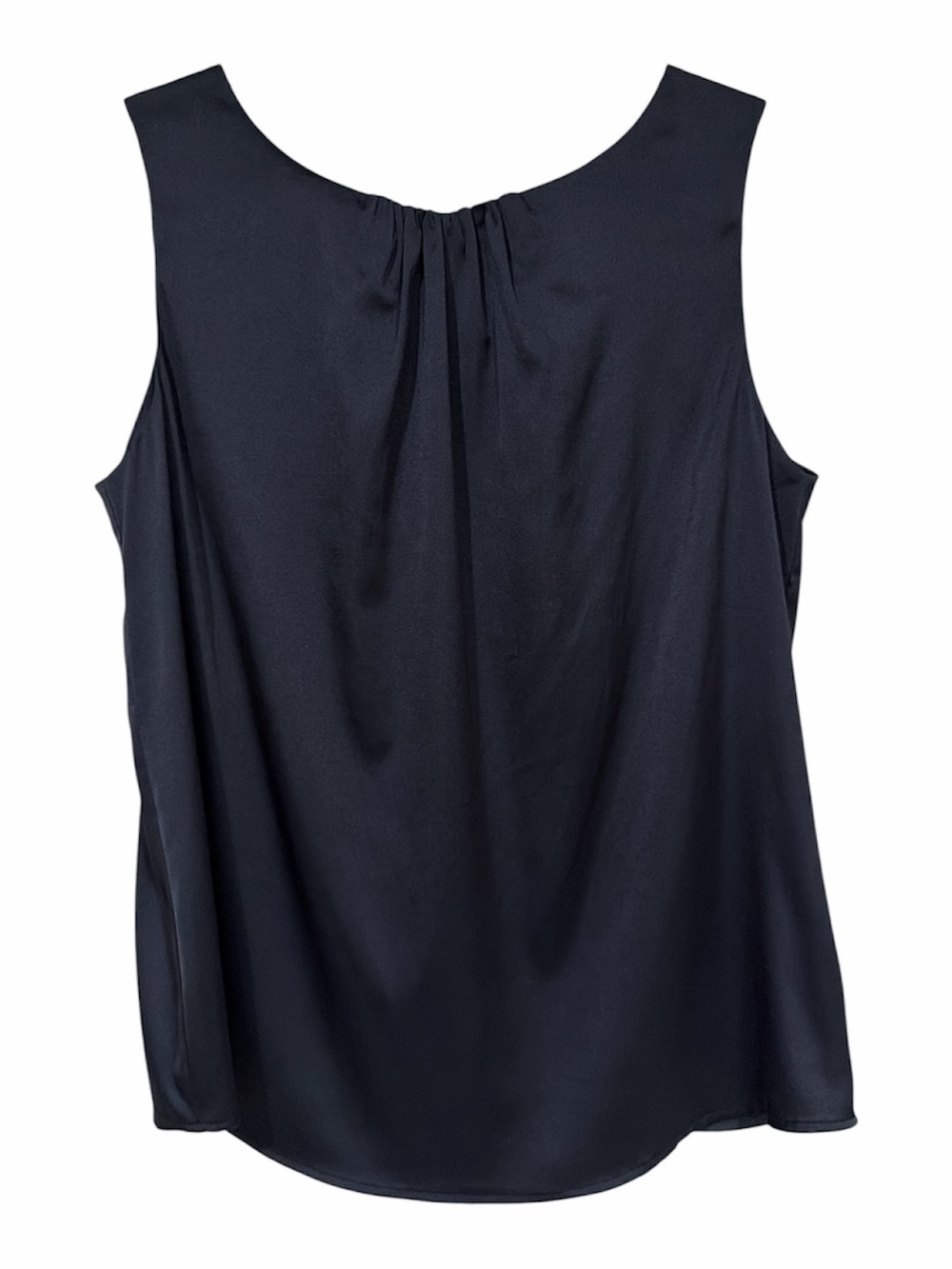 The Limited Navy Sleeveless Gathered Back Camisole